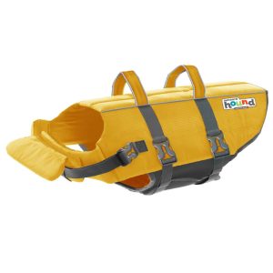 Outward Hound Dog Life Jacket, Granby Splash Yellow