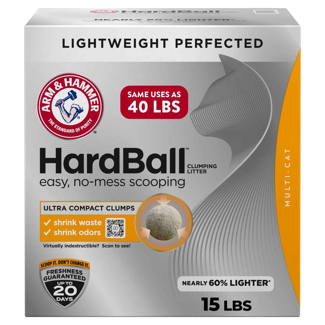 Arm & Hammer Hardball Lightweight MultiCat Cat Litter