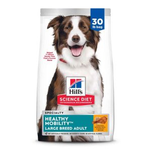 Hill's Science Diet Adult Healthy Mobility Large Breed Dry Dog Food, Chicken Meal, Brown Rice & Barl