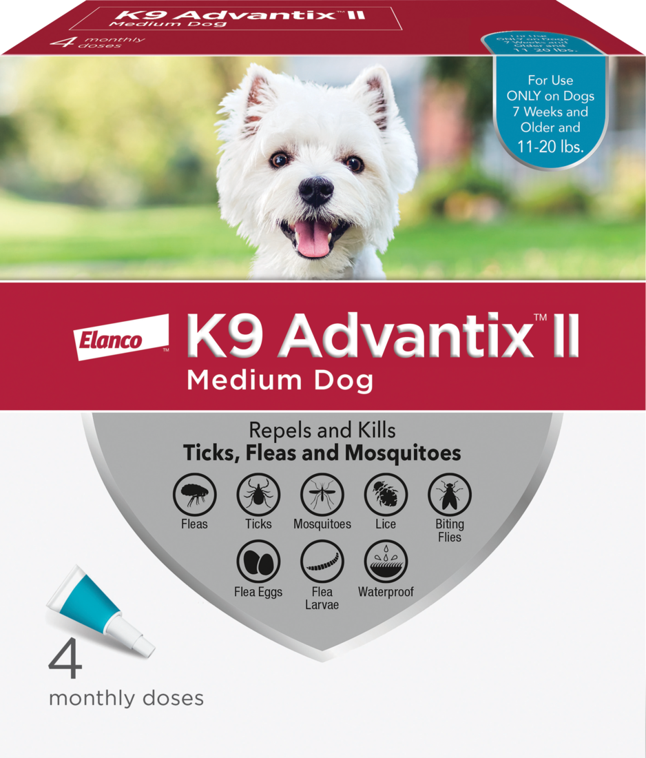K9 Advantix II Flea Treatment Medium Dog