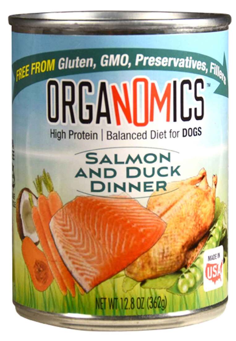 OrgaNOMics Salmon & Duck Dinner for Dogs, 12.5 Ounces