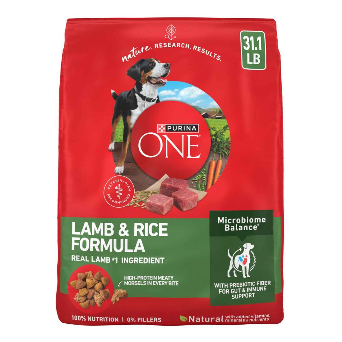 Purina ONE Natural Dry Dog Food, SmartBlend Lamb & Rice Formula - Image 2