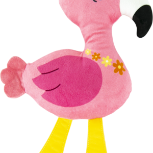 Play On Plush Flamingo Dog Toy