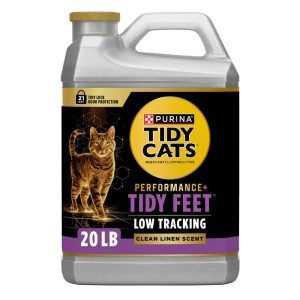 Purina Tidy Cats Tidy Feet Clumping Low Tracking Cat Litter With Odor Control - Clean Linen Scent -