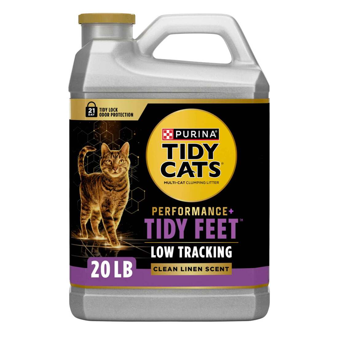 Purina Tidy Cats Tidy Feet Clumping Low Tracking Cat Litter With Odor Control - Clean Linen Scent -