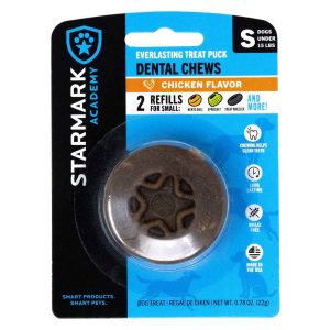 Starmark Edible Everlasting Treat Puck Dog Toy
