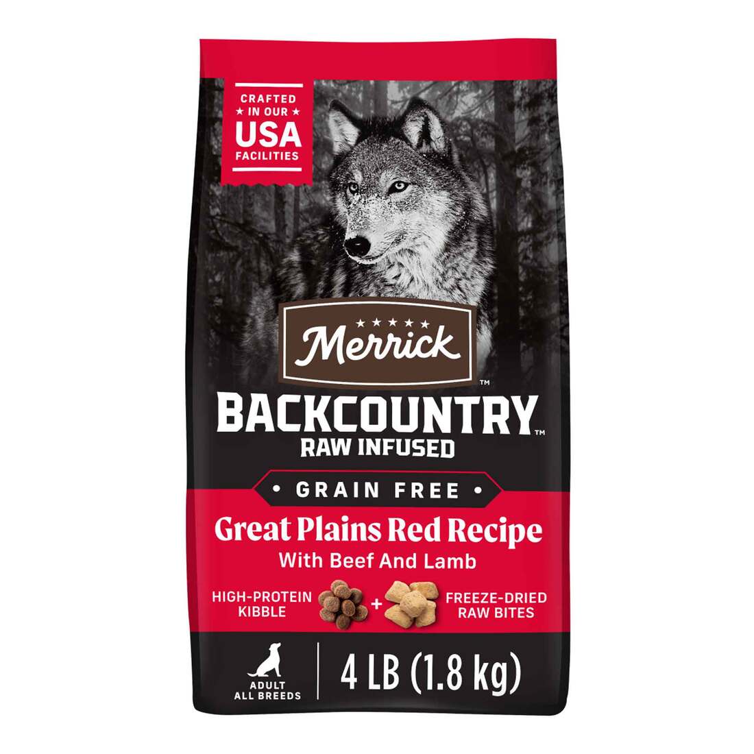 Merrick Backcountry Raw Infused Grain Free Dry Dog Food Great Plains Red Recipe - Image 2