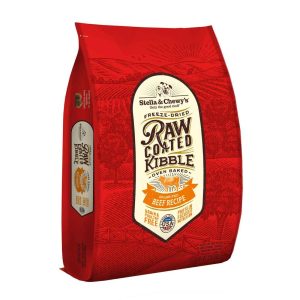 Stella & Chewy's Dog Raw Coated Kibble, Grass-Fed Beef, 22 Pounds