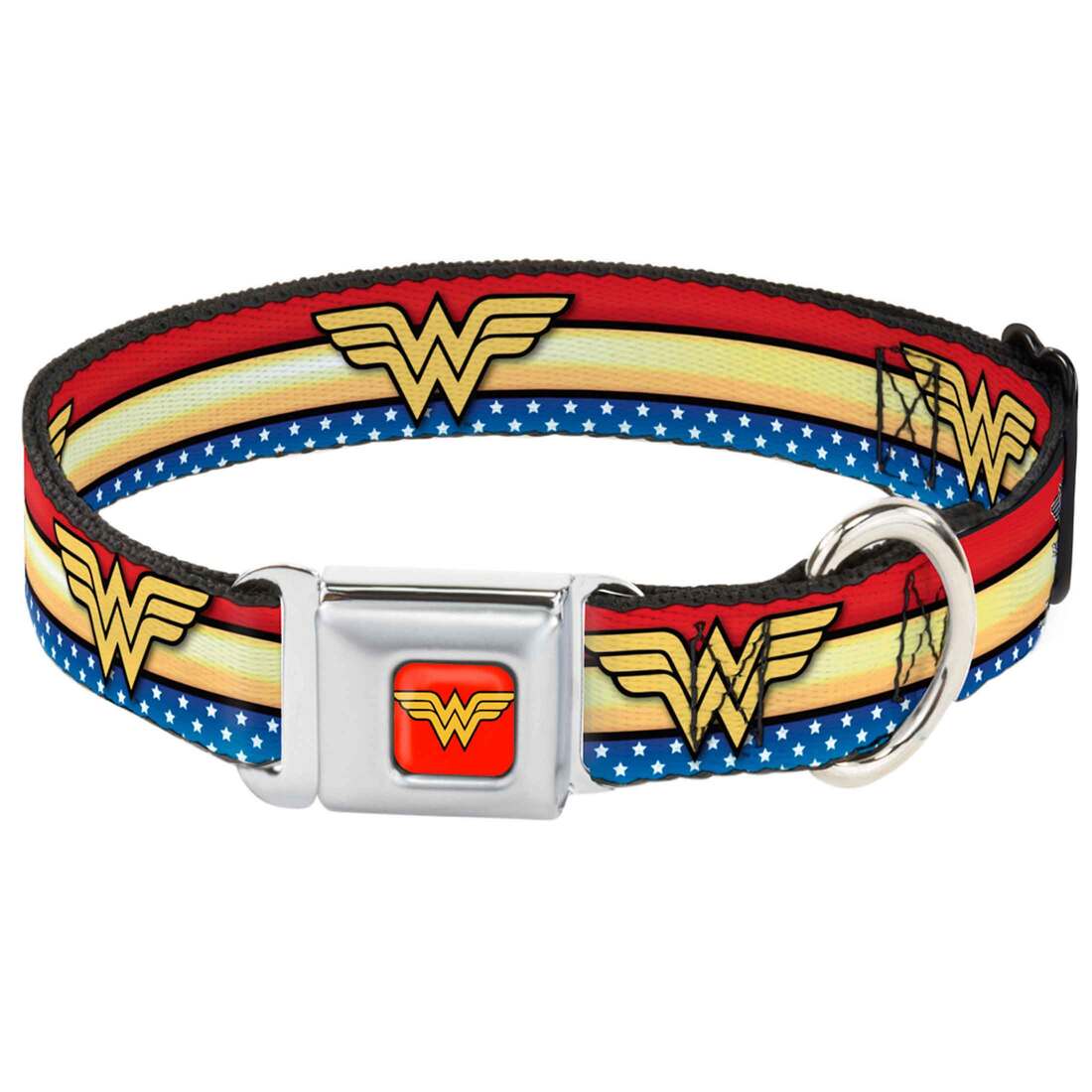 Buckle-Down Seatbelt Buckle Dog Collar - Wonder Woman Logo - Image 3