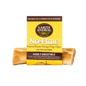 Earth Animal No-Hide Peanut Butter Small Natural Rawhide Alternative Dog Chew, 1 Count
