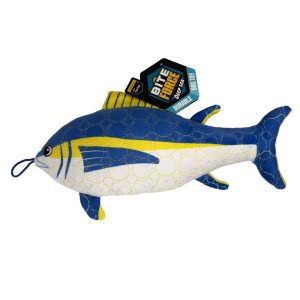 Bite Force Built With Kevlar Yellow Fin Tuna Dog Toy