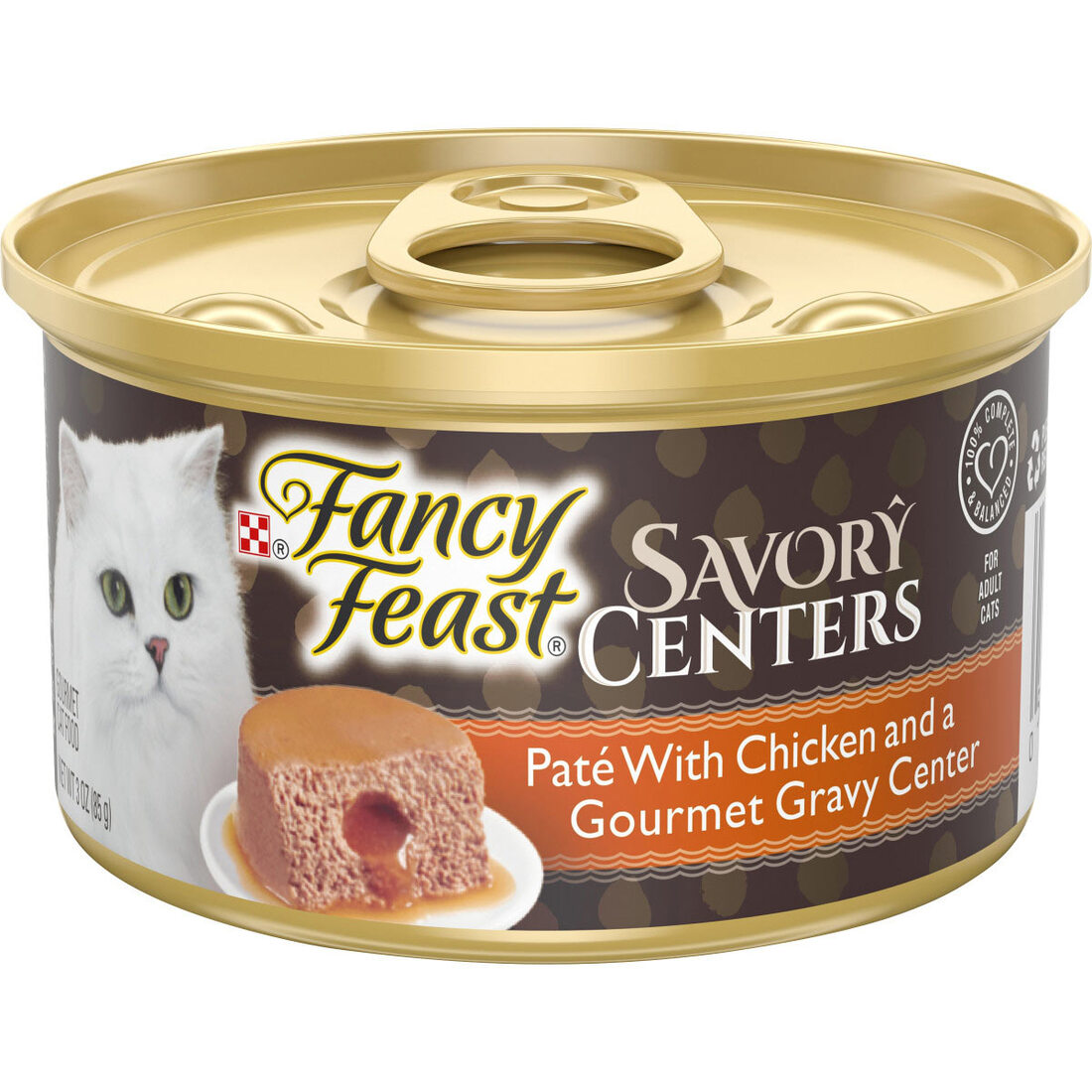 Purina Fancy Feast Pate Wet Cat Food, Savory Centers Pate