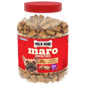 Milk-Bone MaroSnacks Bacon Flavor Small Dog Treats With Bone Marrow, 40 Ounces