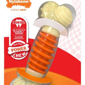 Nylabone Pro Action Dental Bacon Flavor Dog Chew Toy, Large
