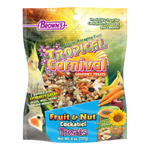 F.M. Brown's Tropical Carnival Fruit & Nut Cockatiel Treats, 8 Ounces