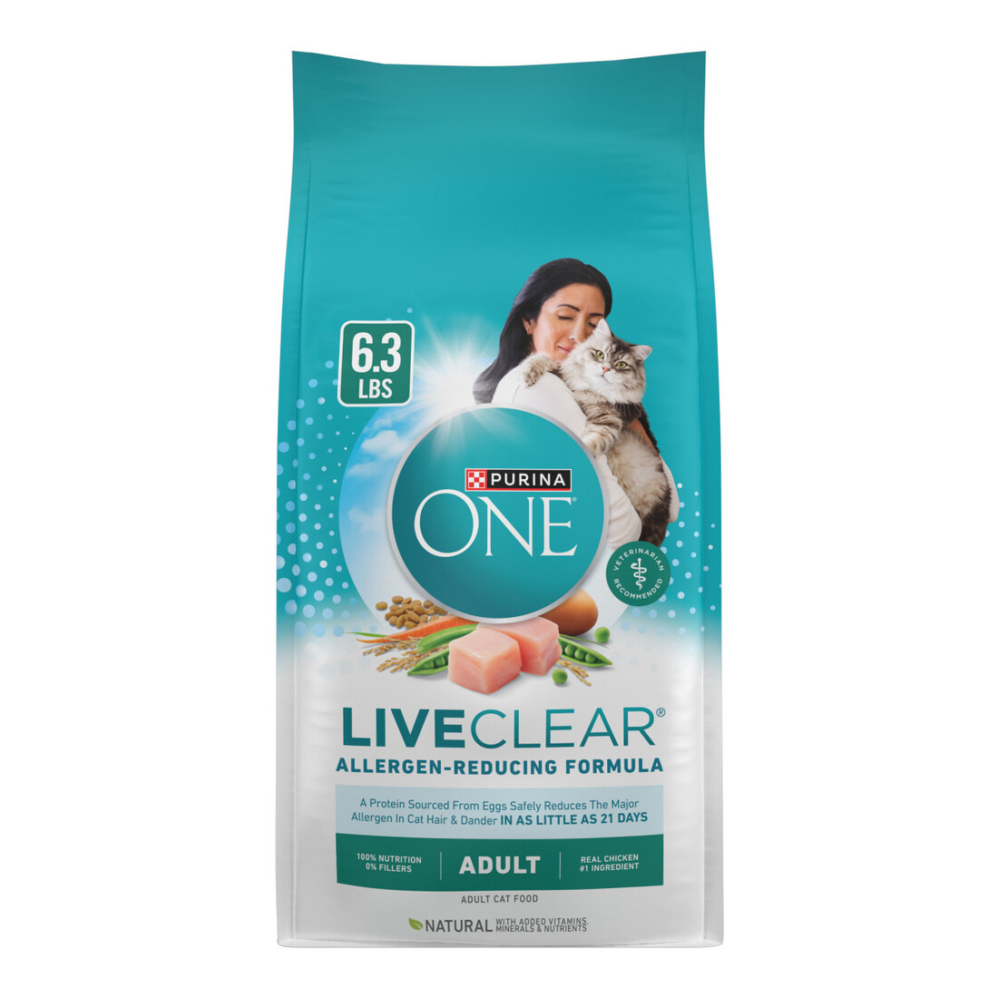 Purina ONE LiveClear Allergen-Reducing Dry Cat Food With Real Chicken