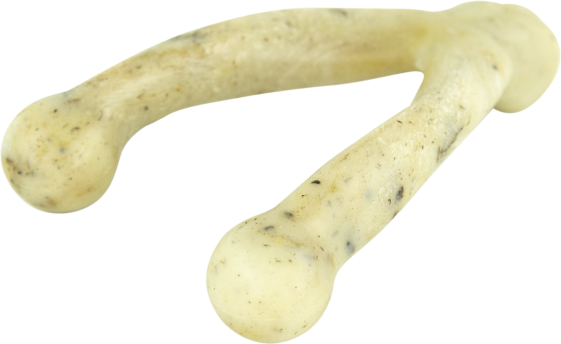 Play On Dog Chew Durable Wishbone, Bacon Flavor