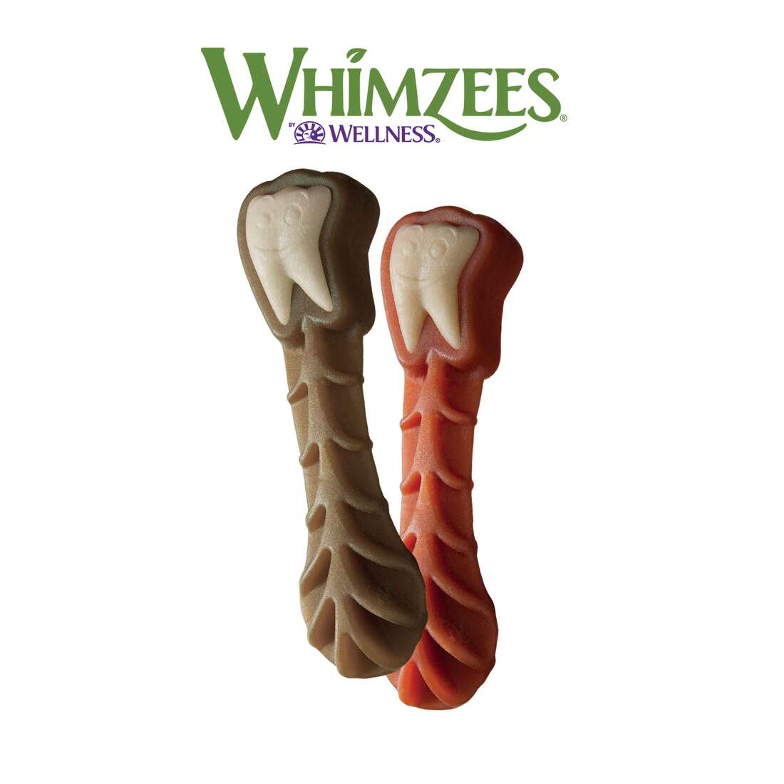 WHIMZEES by Wellness BRUSHZEES Large Breed Dental Dog Treat, 1 Count