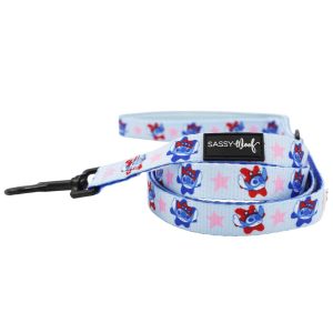 Sassy Woof Dog Leash, Disney's Stitch Americana