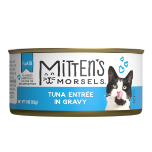 Mitten's Morsels Flaked Tuna Entrée Wet Cat Food, 3 Ounces