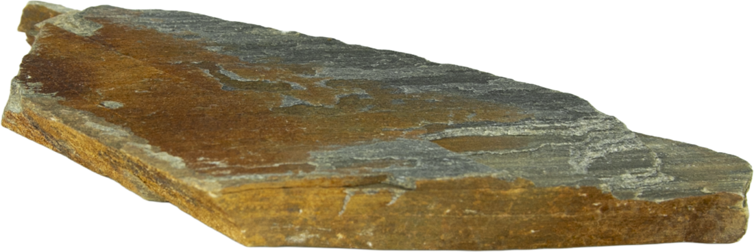 Fins First Aquarium Décor, Natural Slate Rock, Rust