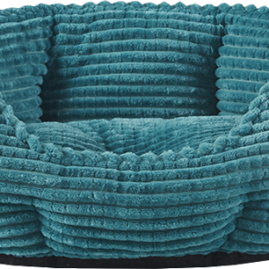 Play On Dog Bed, Teal Corduroy Cuddler, Extra Small