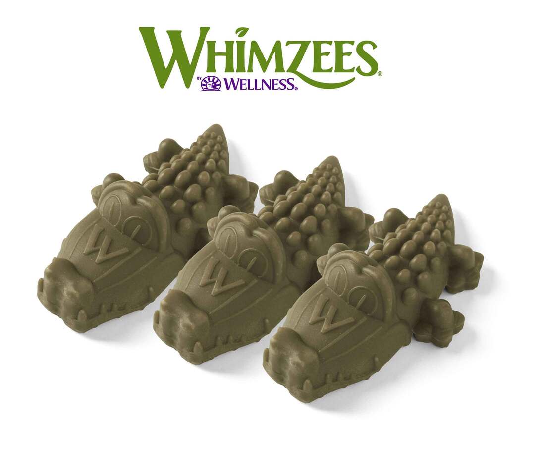 WHIMZEES by Wellness Alligator Small Breed Dental Dog Treat, 1 Count