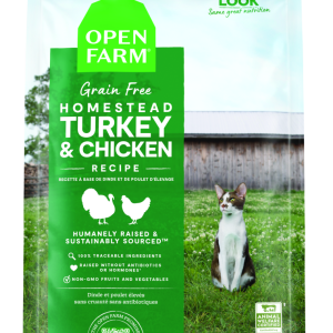 Open Farm Cat Food Homestead Turkey and Chicken, 4 Pounds