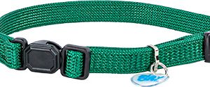 Play On Cat Dark Green Adjustable Collar