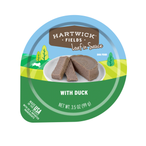 Hartwick Fields Loaf in Sauce Adult Duck Wet Dog Food, 3.5 Ounces