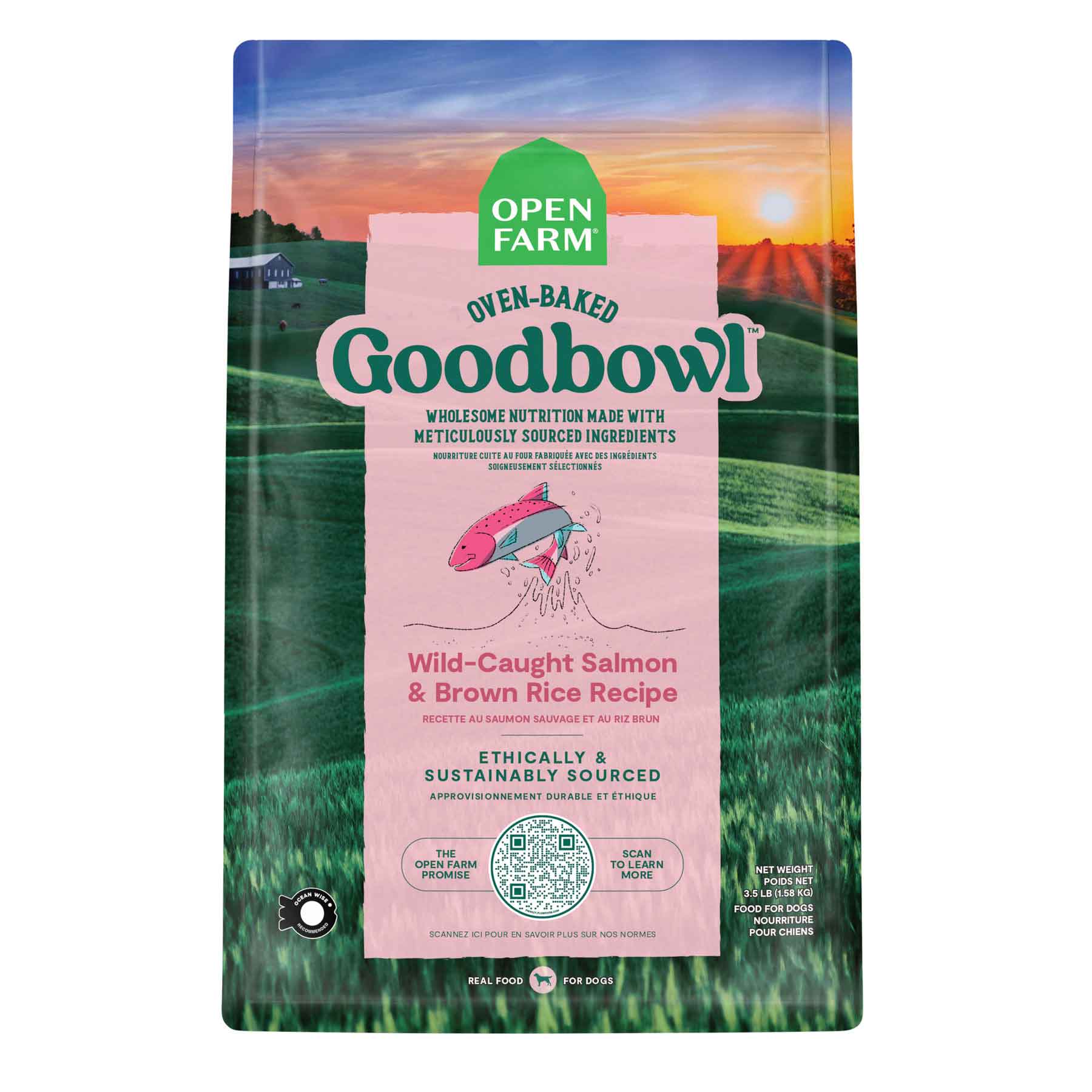 Open Farm Goodbowl Dry Dog Food, Salmon and Brown Rice - Image 2