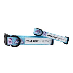 Sassy Meow Cat Collar, Hello Kitty Rainbows