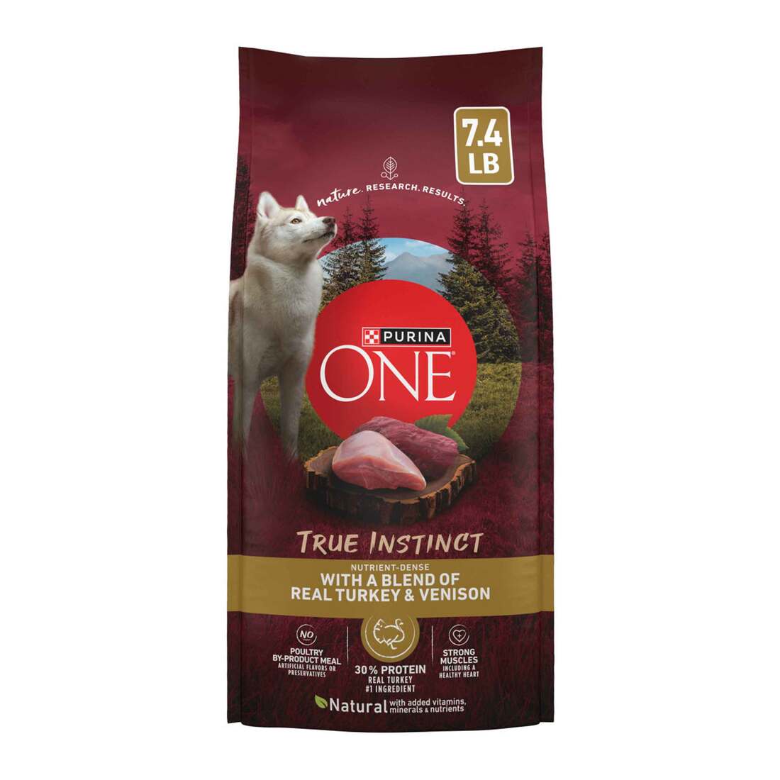 Purina ONE High Protein, Natural Dry Dog Food, True Instinct With Real Turkey & Venison - Image 3