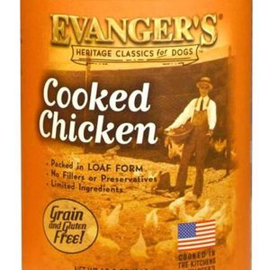 Evangers Heritage Classic Recipe Cooked Chicken Wet Dog Food, 12.5 Ounces