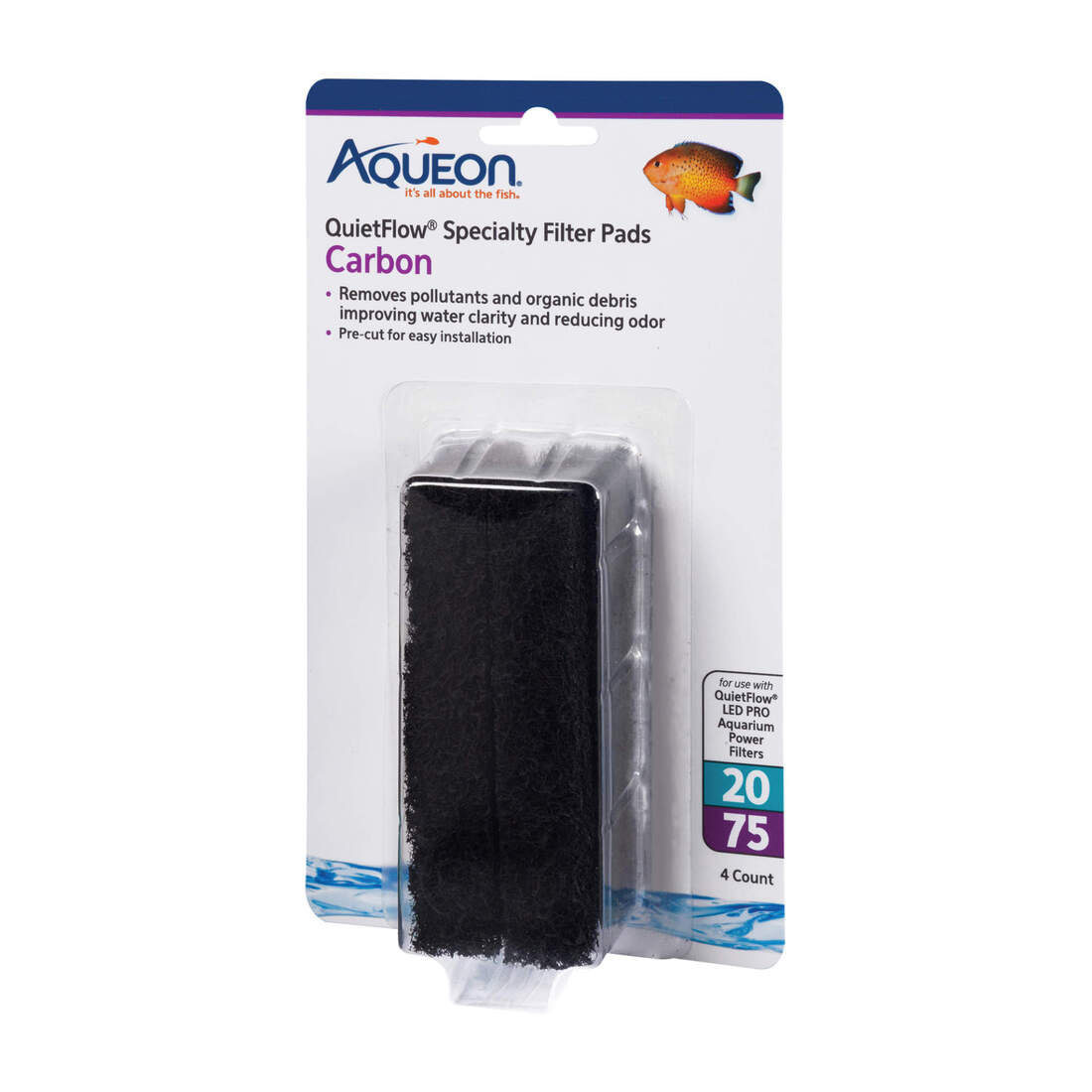 Aqueon Quietflow Carbon Specialty Filter Pads
