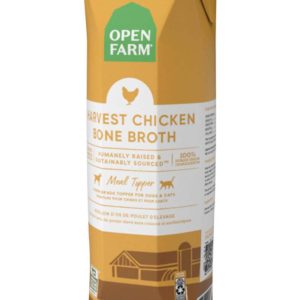 Open Farm Harvest Chicken Bone Broth for Dogs & Cats, 32 Ounces