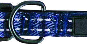 Play On Adventure Reflective Dog Collar, Navy