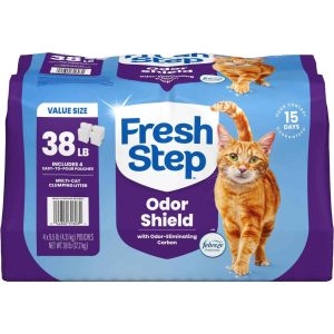 Fresh Step OdorShield Cat Litter, 38 Pounds