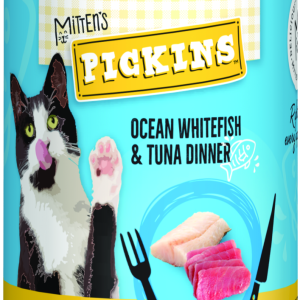 Mitten's Pickins Pat?? Ocean Whitefish & Tuna Dinner Wet Cat Food, 13 Ounces