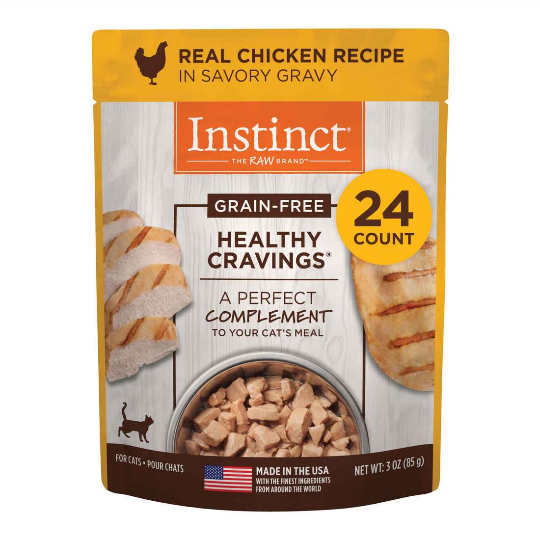 Instinct Healthy Cravings Grain-Free Cuts & Gravy Wet Cat Food Topper - Image 2