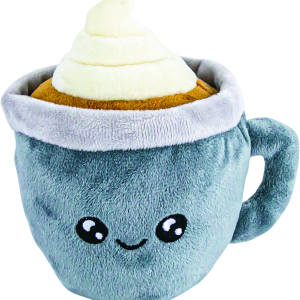 Play On Dog Toy Plush Coffee with Whipped Cream