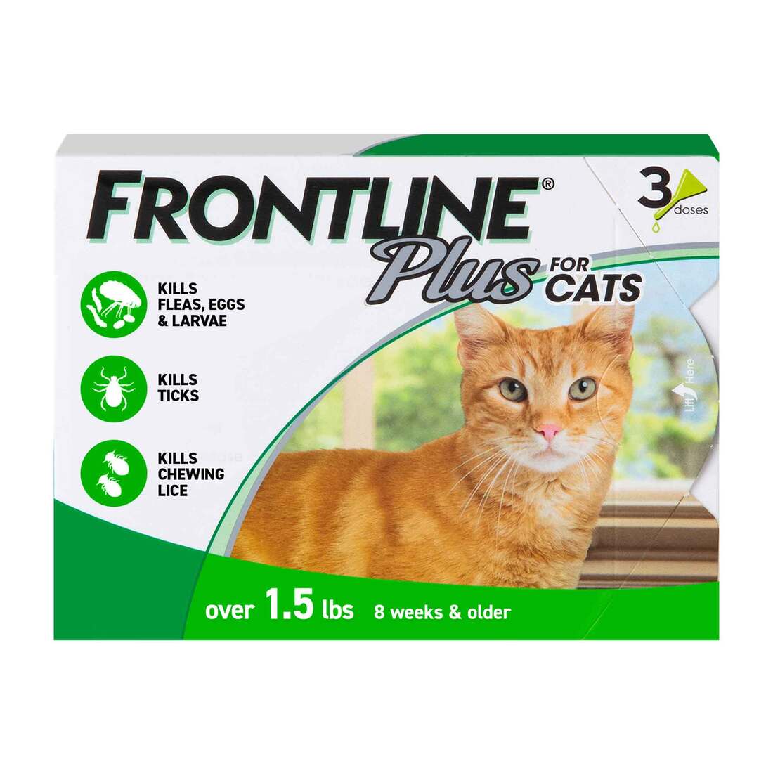 Frontline Plus Flea & Tick Control for Cats