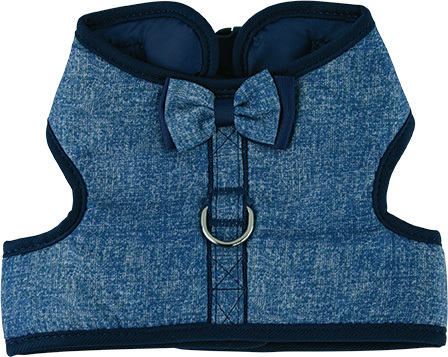 Play On Spring/Summer Dog Chambray Bowtie Harness