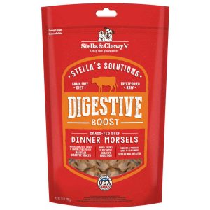 Stella & Chewy's Dog Freeze-Dried Raw Stella's Solutions, Digestive Boost Dinner Morsels, 13 Ounces