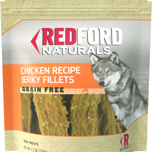 Redford Naturals Adult Grain Free Jerky Fillets Dog Treat,  Chicken Recipe