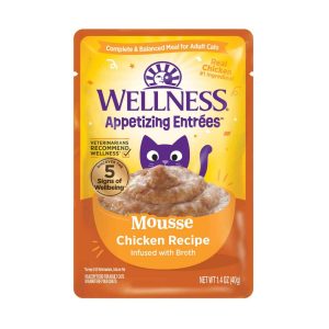 Wellness Appetizing Entrées™ Mousse Chicken Recipe Infused with Broth Natural Wet Cat Food