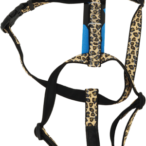 Play On Puffy Dog Harness, Leopard Print