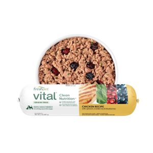 Freshpet Vital, Fresh Dog Food, Grain Free Chicken Recipe Roll, 2 Pounds - Not Available for Deliver