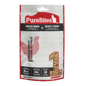 PureBites Freeze Dried Cat Treats, Chicken, 1.09 Ounces