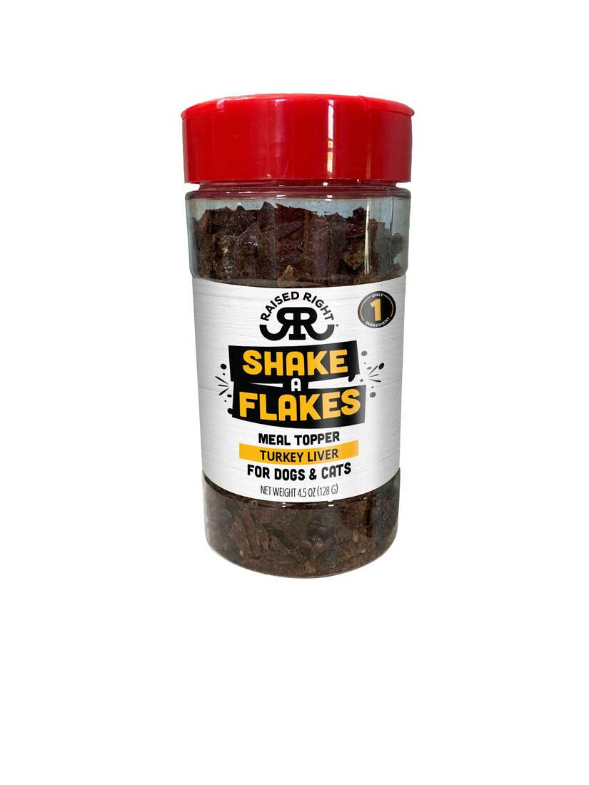 Raised Right Shake A Flakes Dog Treats, 4.5 Ounces - Image 3